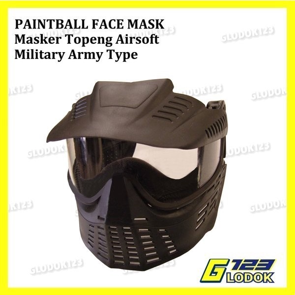 Masker Topeng Muka Motor Kacamata Google Face Mask Tactical Paintball