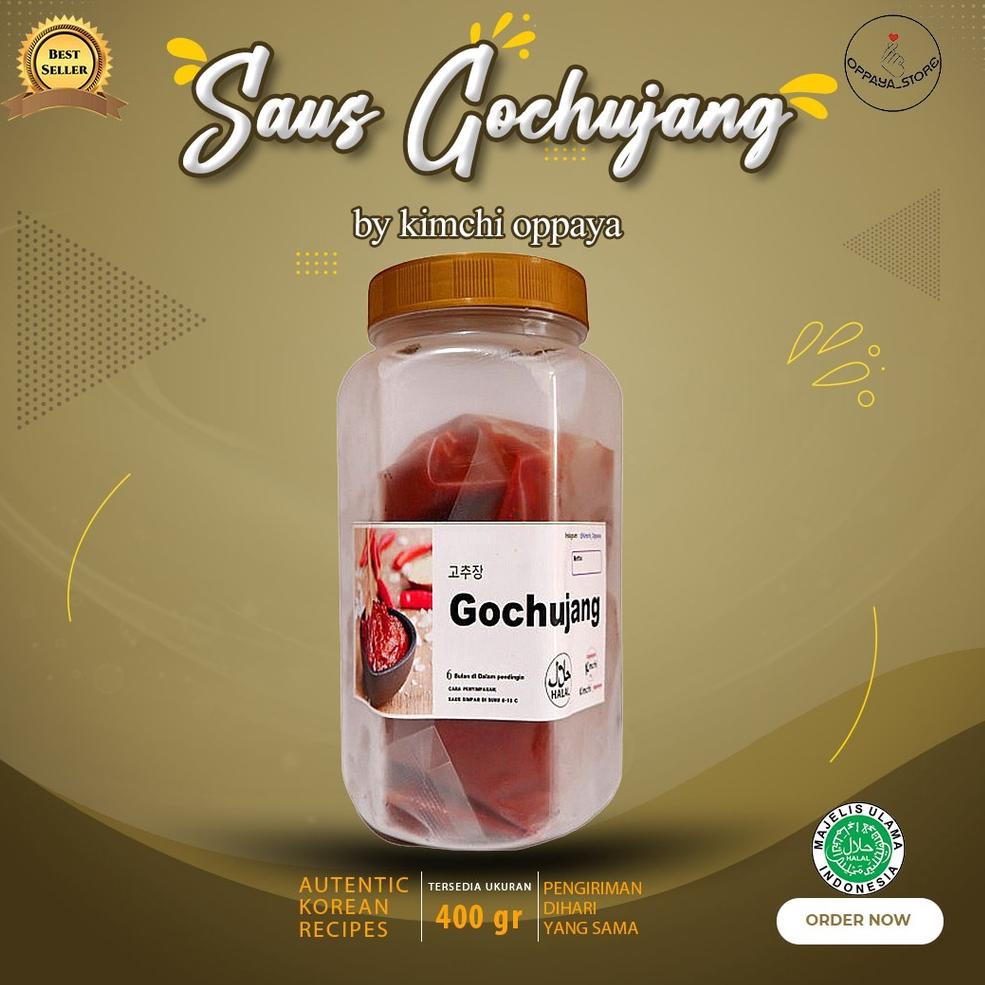 

(COD )NEW_PRODUCT [ Saus Bibimbap] Gochujang Halal 400 Gr Homemade Kimchi Oppaya