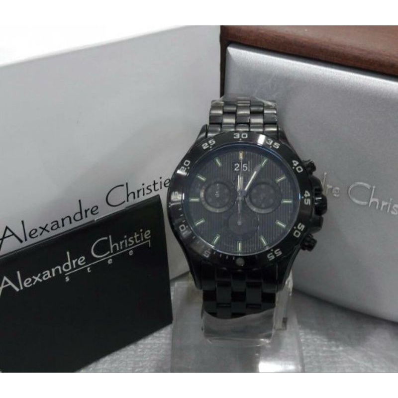 ALEXANDRE CHRISTIE JAM TANGAN 6092N MC BIPBA ORIGINAL