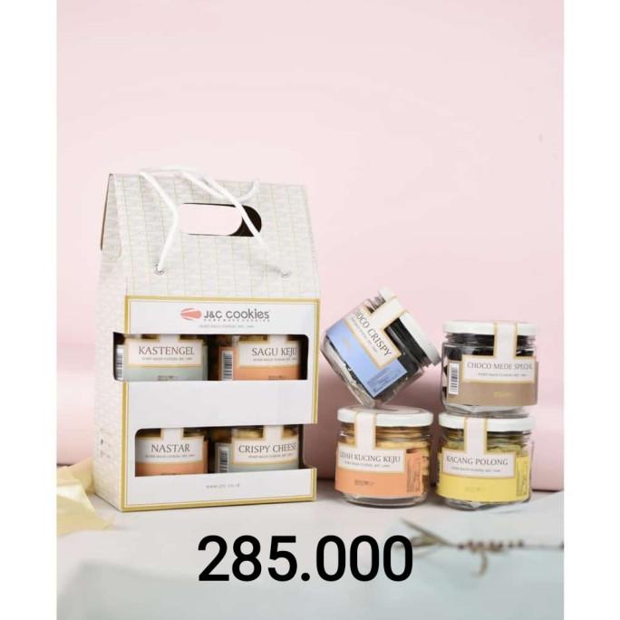 

New Sale Jnc Cookies ( Paket Isi 4 Toples Mini ), Kue Kering, Hampers Pengiriman Cepat