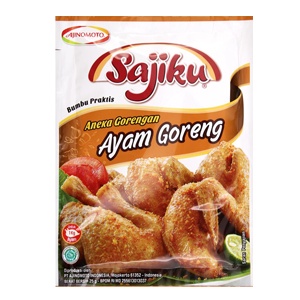 

AJINOMOTO BUMBU AYAM GORENG SAJIKU PCK 24g