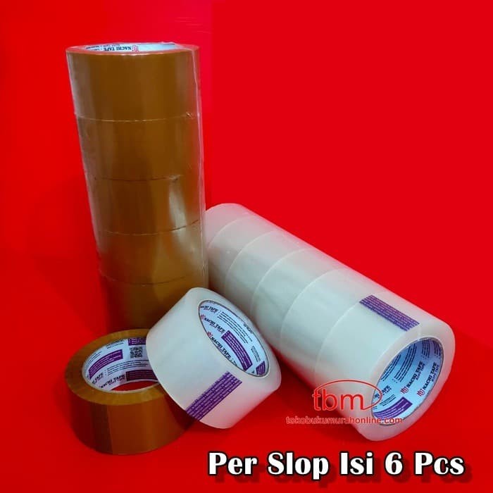 

HOT SALE Lakban NACHI 2inch Per Slop Isi 6 Pcs/ Lakban Bening / Lakban Coklat