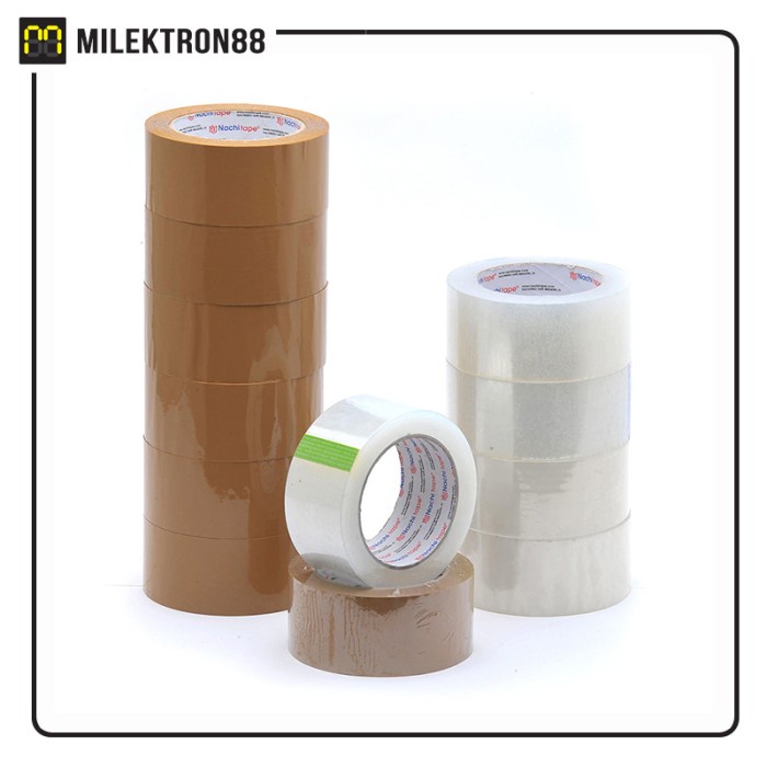 

SALE NACHI Bopp Tape Lakban Isolasi Coklat 2 Inch Ecer / Pack (6)