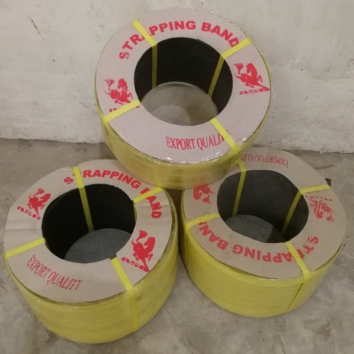 

DISKON PP Strapping Band / Tali Packing Grade ORI 12mmx0.6mm 10kg(1800m)/rol