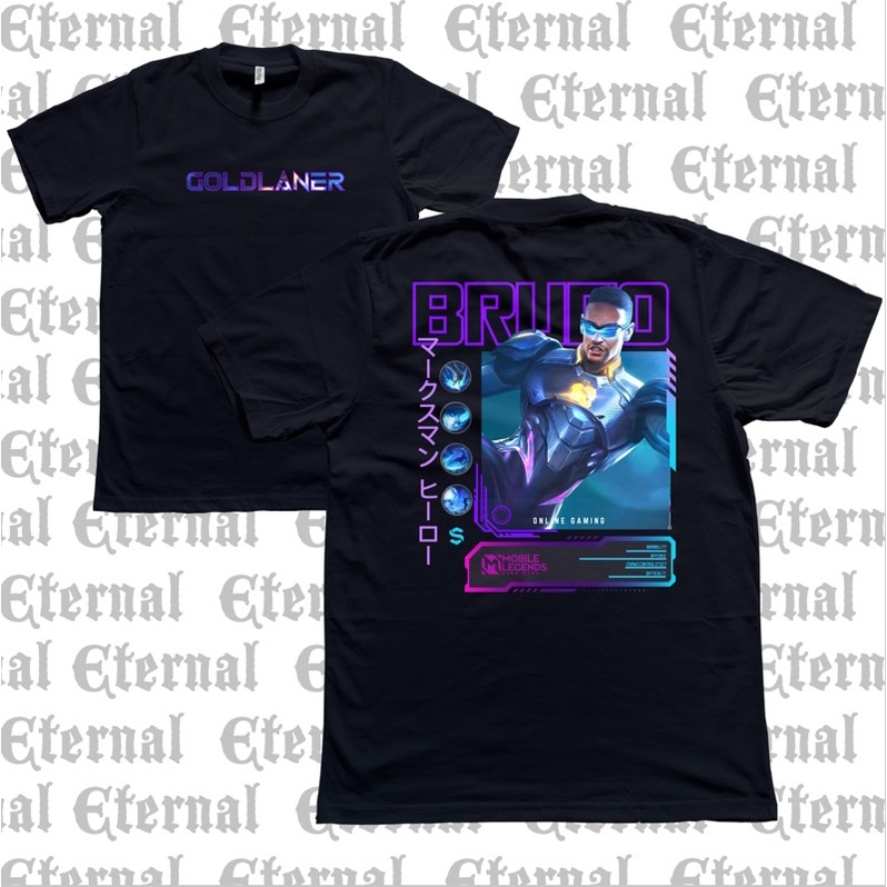 Kaos Goldlaner Bruno skin Neymar cotton combed 30S