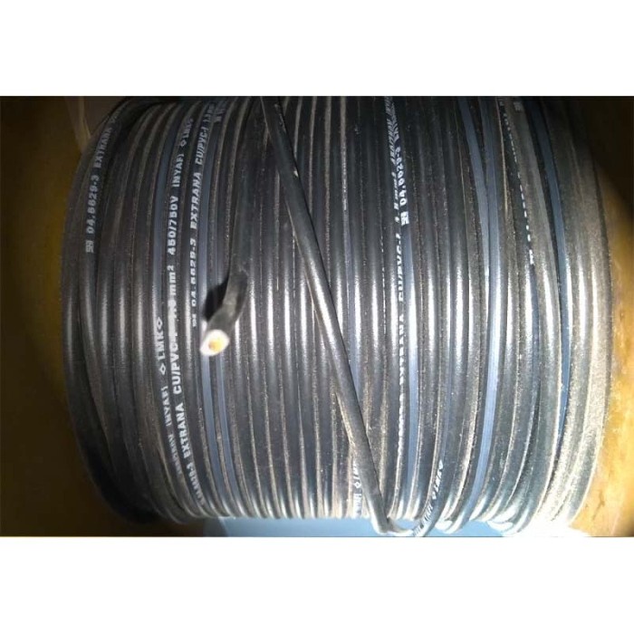 Kabel Listrik Single Seraput 1.5mm Extrana NYAF Hitam Black murah