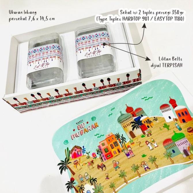 

Hampers Box Kue Kering Idul Fitri Dus Toples Parcel Lebaran Kotak Packaging 30 Original