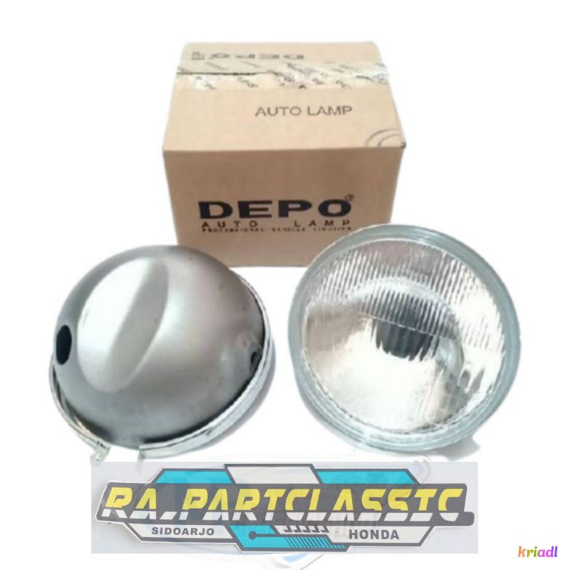 LAMPU DEPO REFLEKTOR 5.7 INCHI SET BATOK PRESISI L2G
