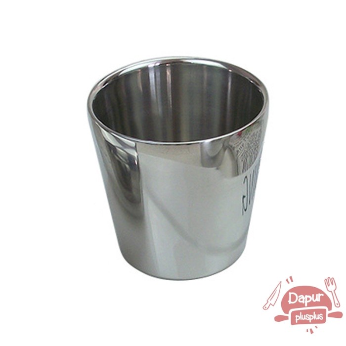 Terlaris Gelas Korea Stainless Steel Gelas Kopi / Teh / Beer Anti Panas 200Ml