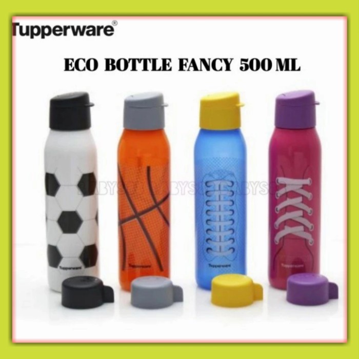 ECO BOTTLE FANCY TUPPERWARE 500ML PALING MURAH