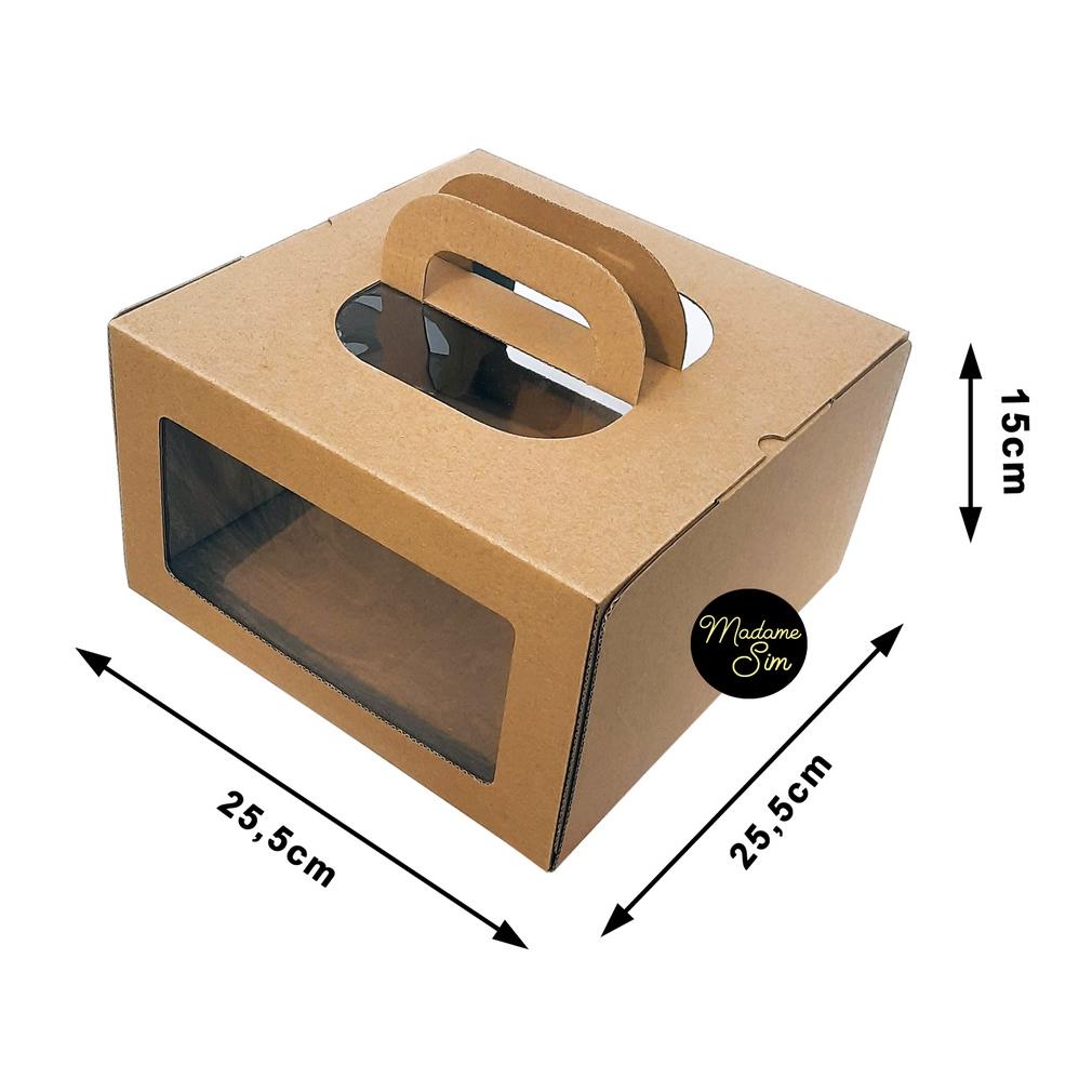 

Limited Kotak Kue - Cake Box - Dus Bolu 25X25X15 - Ms-T (Isi : 10 Pcs)