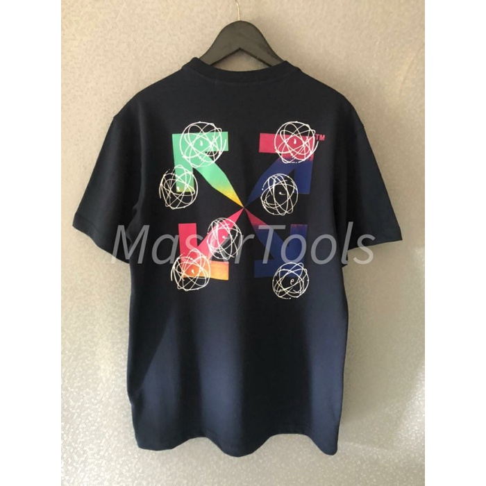 TSHIRT OVERSIZE OFFWHITE MULTICOLOR BLACK PREMIUM KAOS PRIA WANITA