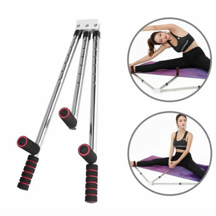 Terlaris Yoga 3 Bar Exercise Split Flexibility Leg Stretcher Training Machine