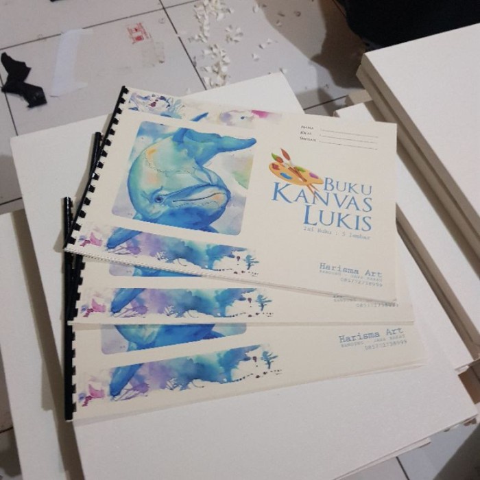 

Buku Kanvas Lukis / Buku Gambar Canvas - Isi 10