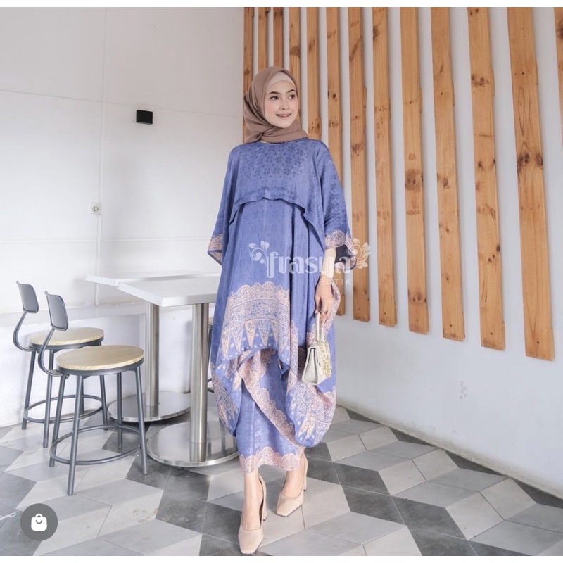 FRASYA BUTIK | Set Avanti Kaftan Batik Viscose Jupri Kosongan