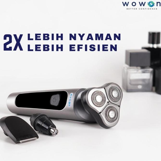 Wowon 4in1 Pro Series Electric Shaver (Alat Cukuran jenggot dan kumis)