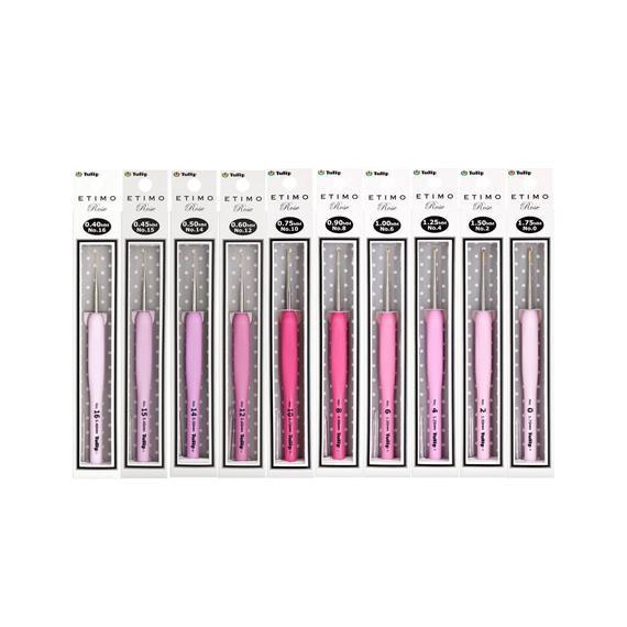 Terlaris Hakpen Tulip Etimo Rose Lace (Pink) Satuan