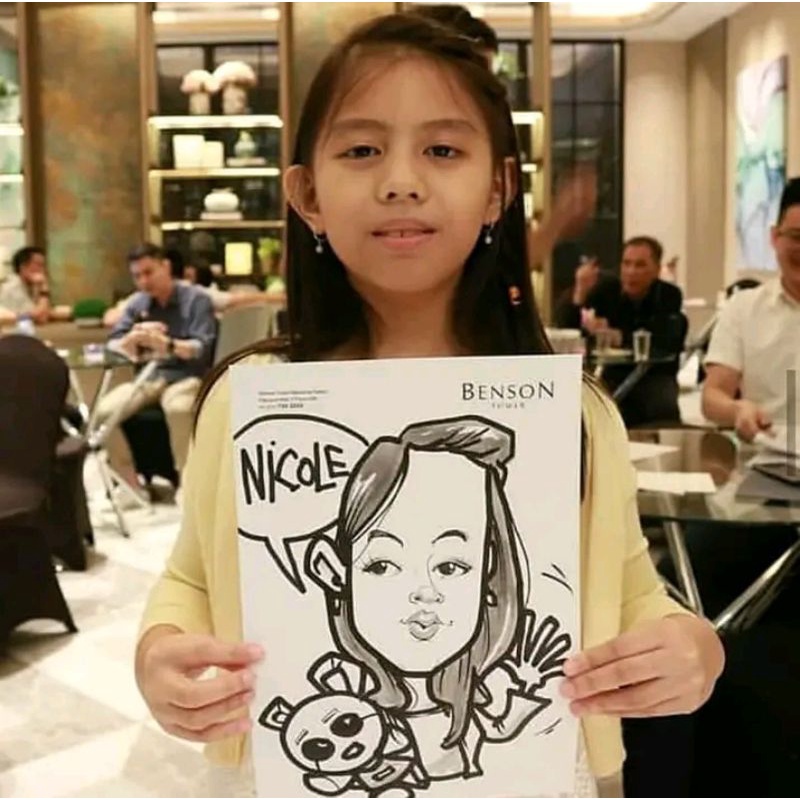 Lukis wajah Karikatur free tema
