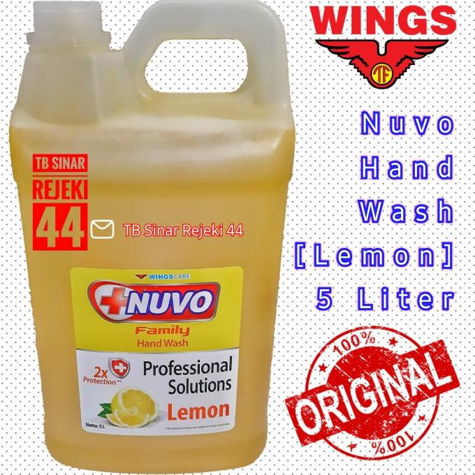 NUVO Hand Soap Jerigen 4 Liter Sabun Cuci Tangan Cair Anti Bacterial