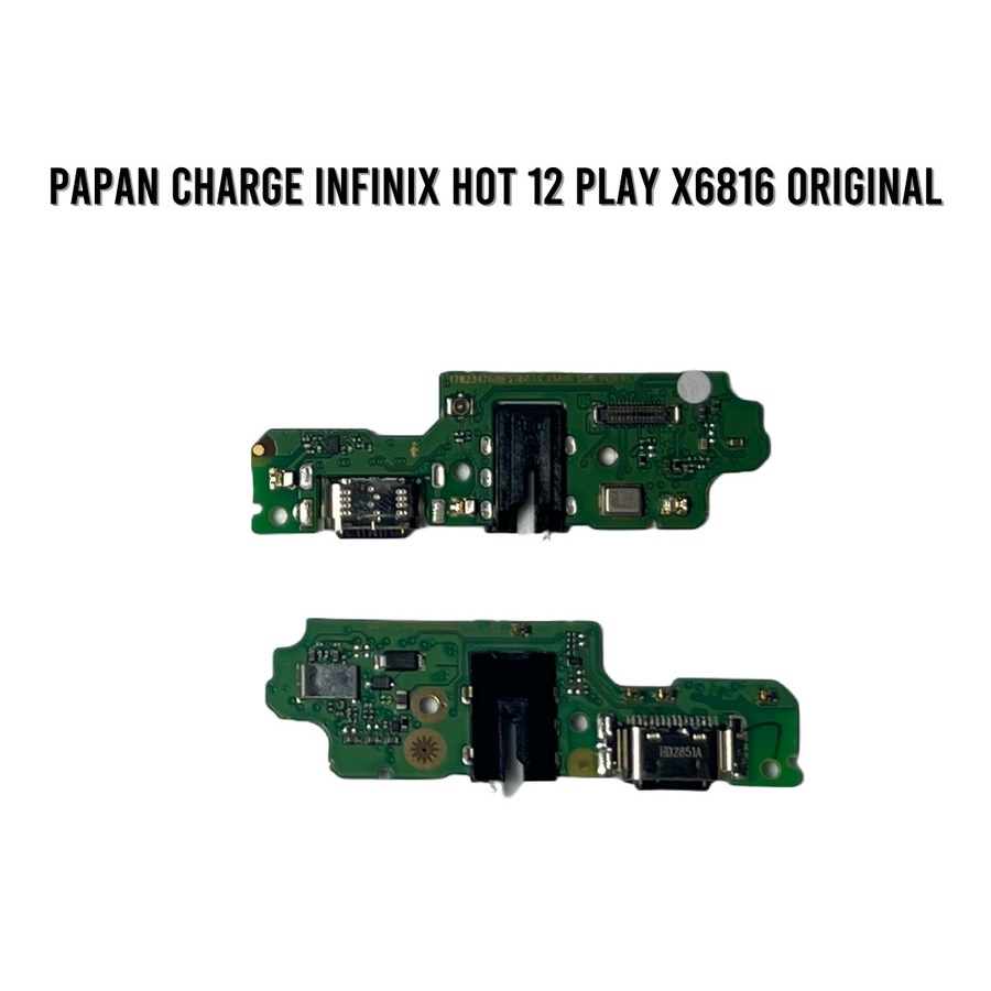 Fleksibel Flexibel Flexible Papan PCB Con Cas Con TC Konektor Charger Infinix Hot 12 Play X6816