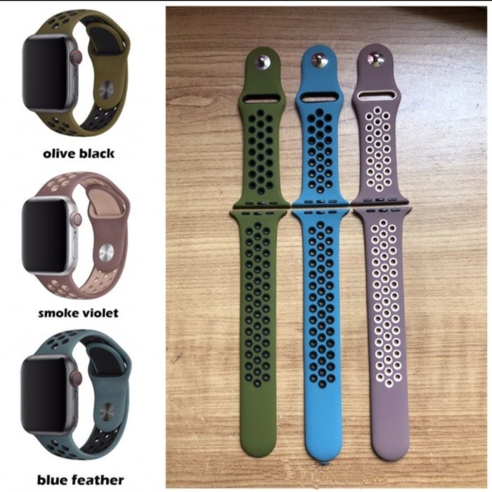 Hot Sale Apple Watch Series 4 5 6 Se 38Mm 42Mm 40Mm 44Mm Nike Strap Premium Terlaris