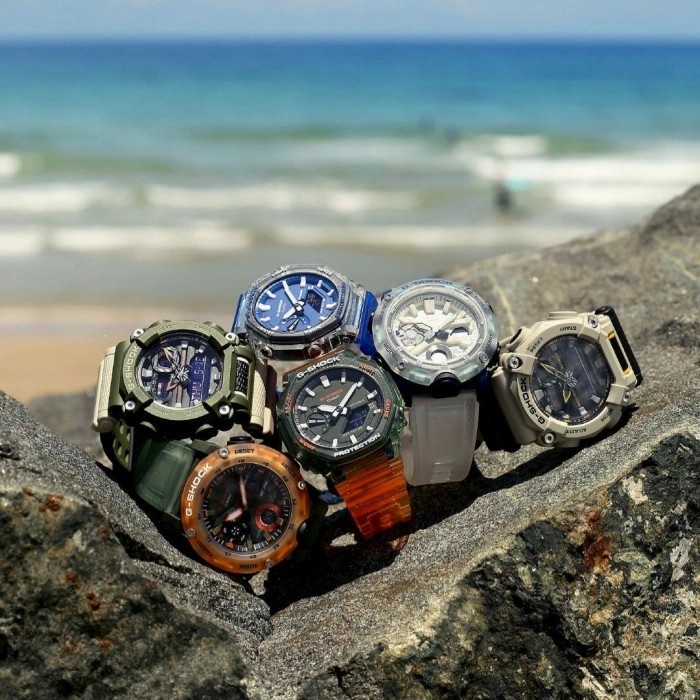 Must Have Casio G-Shock Ga-2000Hc-3Adr / Gshock Ga2000Hc-3A Original & Garansi Terlaris