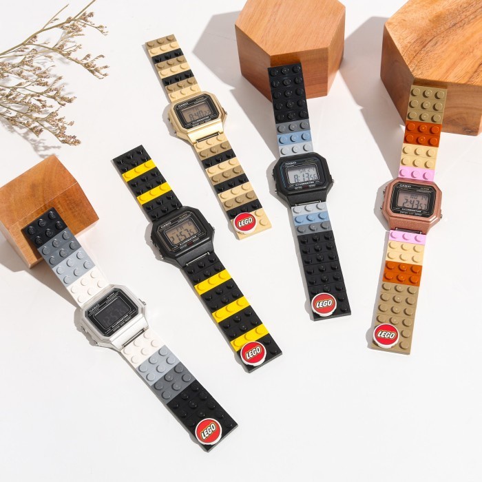 Must Have Apce - (Casio) Lego Brick Watch Jam Tangan Jam Lego Kado Unik Terlaris