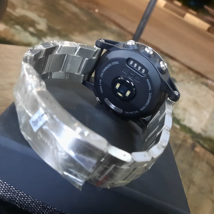 Promo Jam Tangan Garmin Fenix 3 Hr Titanium Silver Original Terlaris