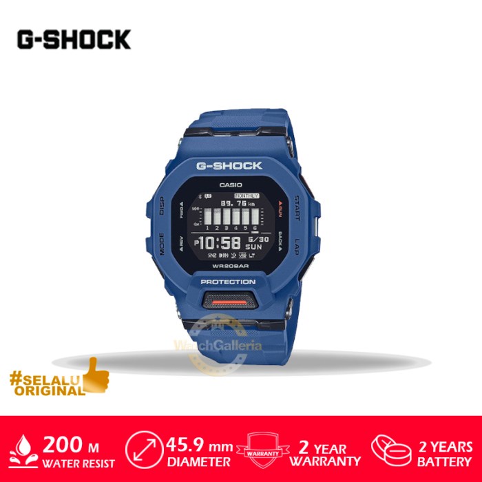 Promo Jam Tangan Pria Casio G-Shock Gbd-200-2Dr / Gbd-200-2 / Gbd-200 Termurah