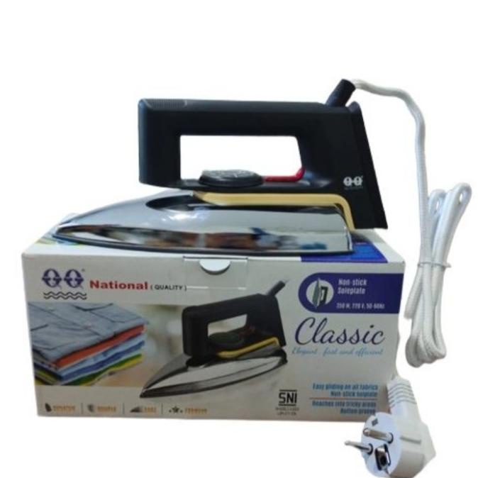 Setrika QQ Nasional Classic Gosokan Baju Termurah Surabaya