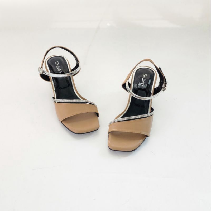 Arlaine Sahira Sandal Heels Wanita / Sandal Heels 5Cm / Sandal Heels Permata / Sandal Wedding