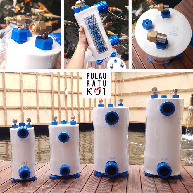 1 Pk Hp Titanium Evaporator Coil Water Chiller Pendingin Kolam Koi