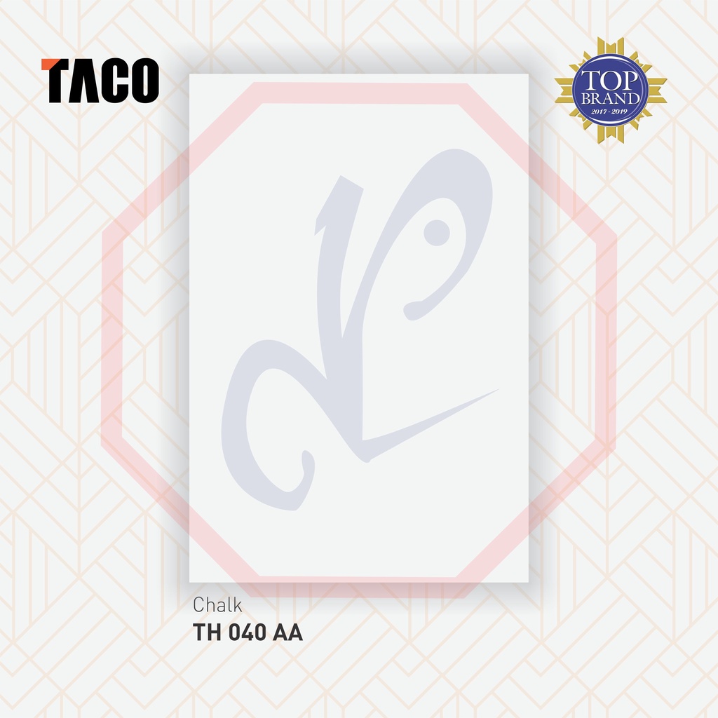 TACO HPL SOLID CHALK TH 040 AA PUTIH KAPUR Pelapis Triplek Furniture