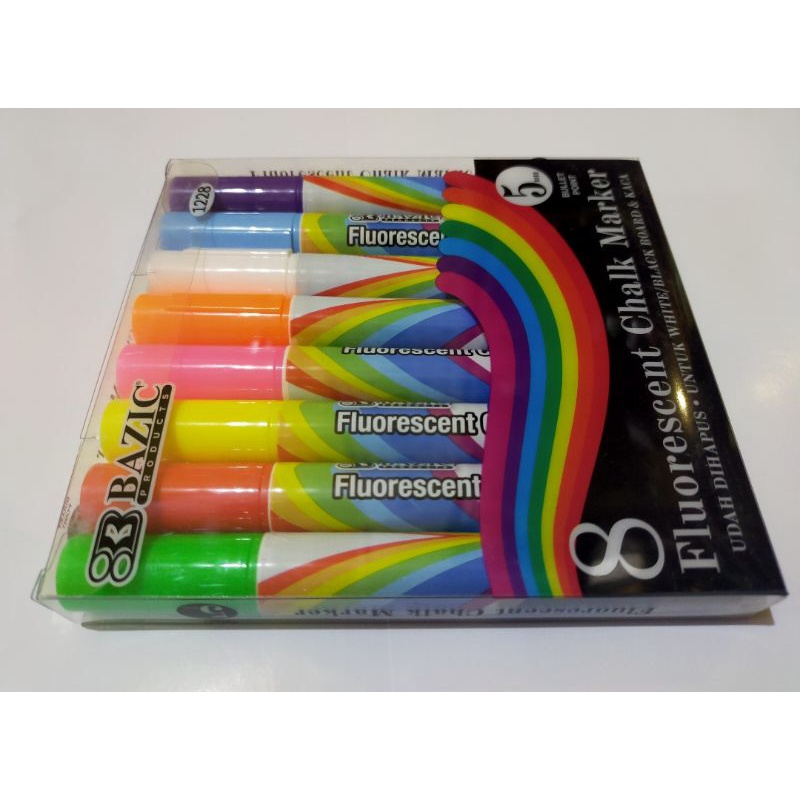 

Spidol Bazic Fluorescent Chalk Marker