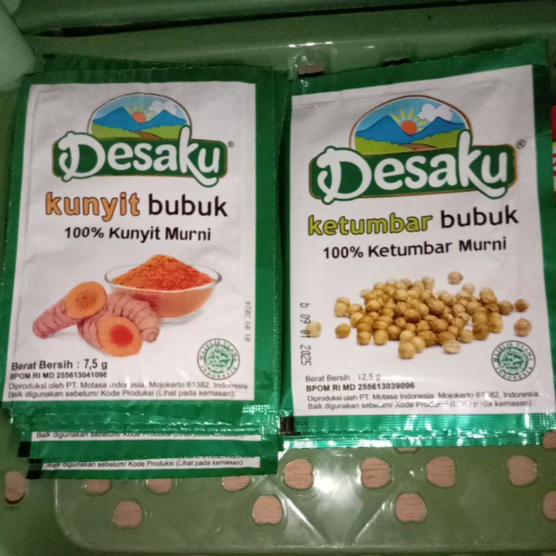 

deskau Kunyit dan ketumbar bubuk 100%murni