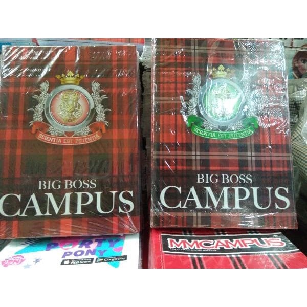 

BAYAR DITEMPAT BIG BOSS EXERCISE BOOK/BUKU TULIS CAMPUS 50 50 SHEETS/BOOK /BUKU TULIS SEKOLAH/BUKU