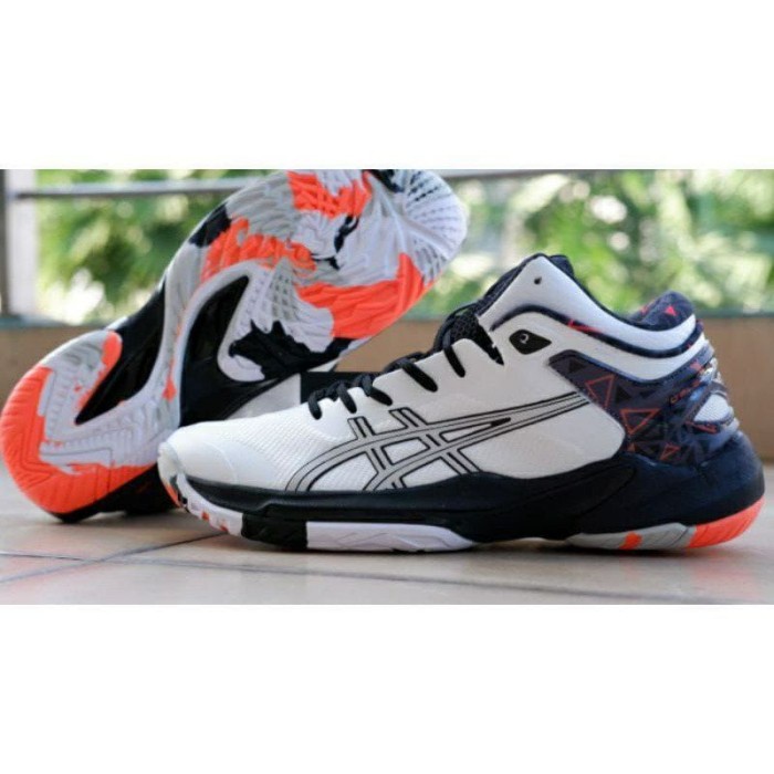 asics gel burst 24  - hitam stabilo, 43
