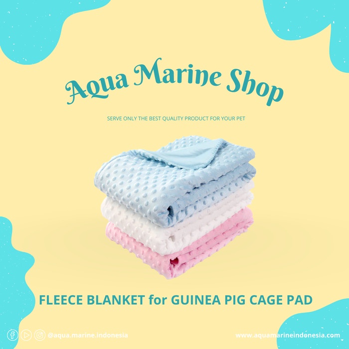 Terlaris Kain Fleece Alas Kandang Guinea Pig