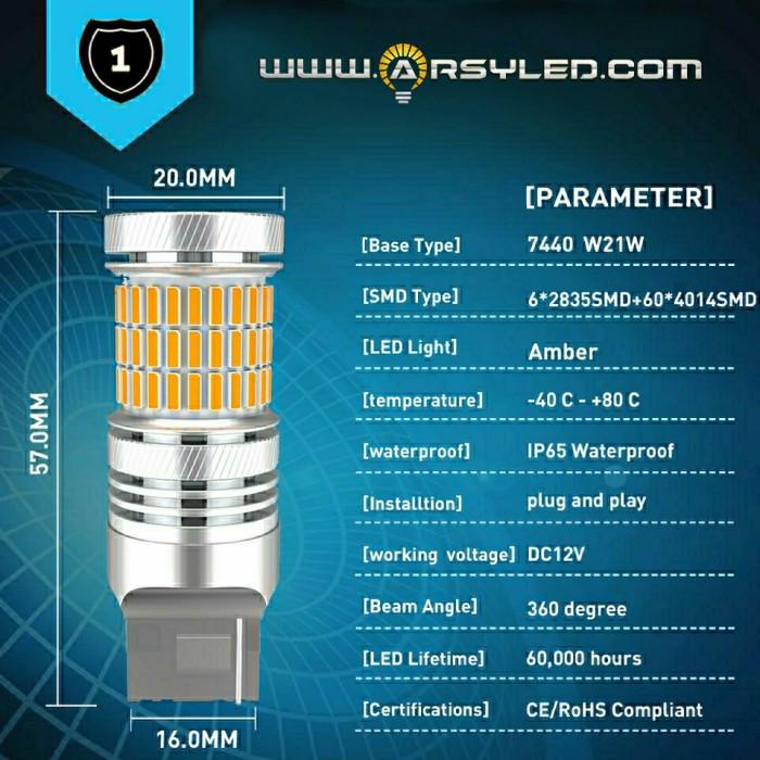 LED Sein Mobil T20 HYPERION Kedip Normal Xpander Rush Sigra Innova