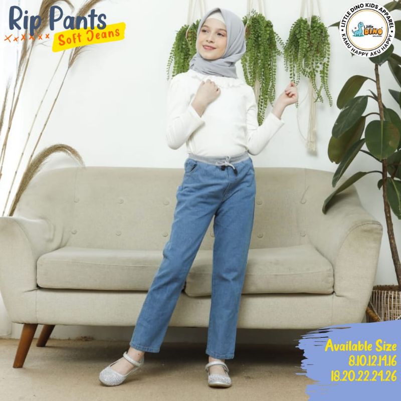 Jeans Anak Panjang Unisex 5 - 16 Tahun