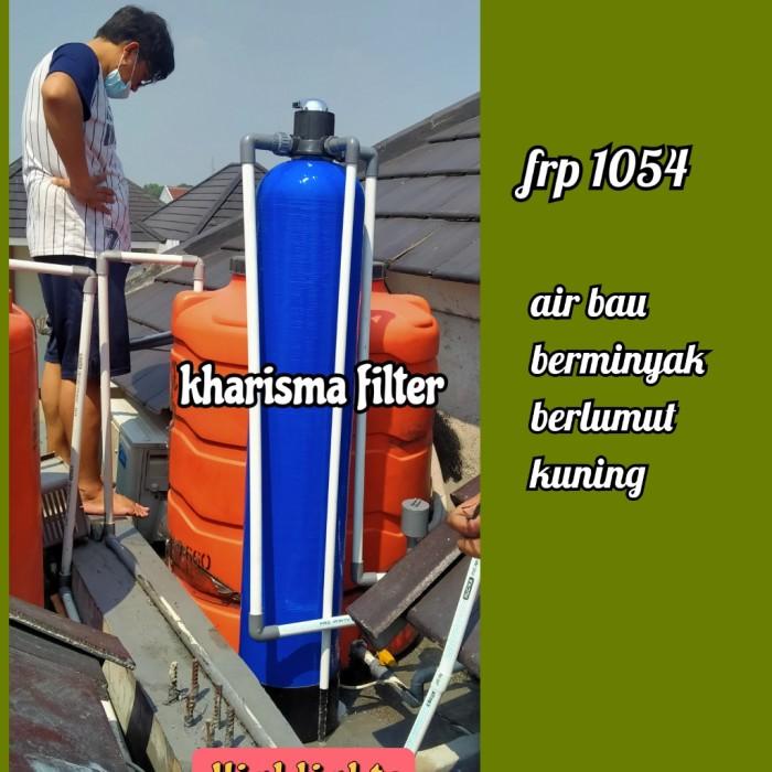 Terlaris Filter Air Sumur Frp 1054 Biru , Untuk Bau Besi, Berminyak