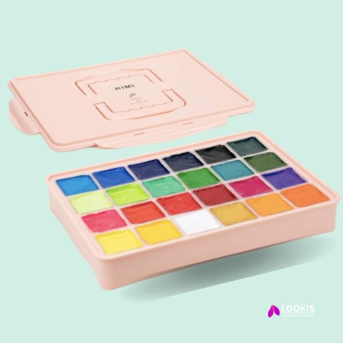 

Terlaris Gouache Miya Himi 24 Color Gouache Paint 30Ml
