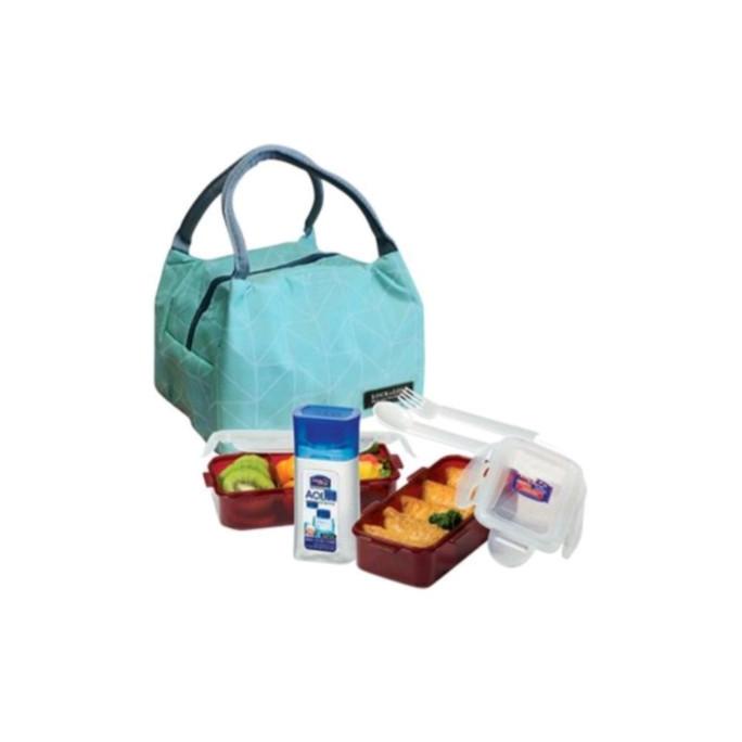 Lock & Lock Lunch Box Set Tempat Makan Original