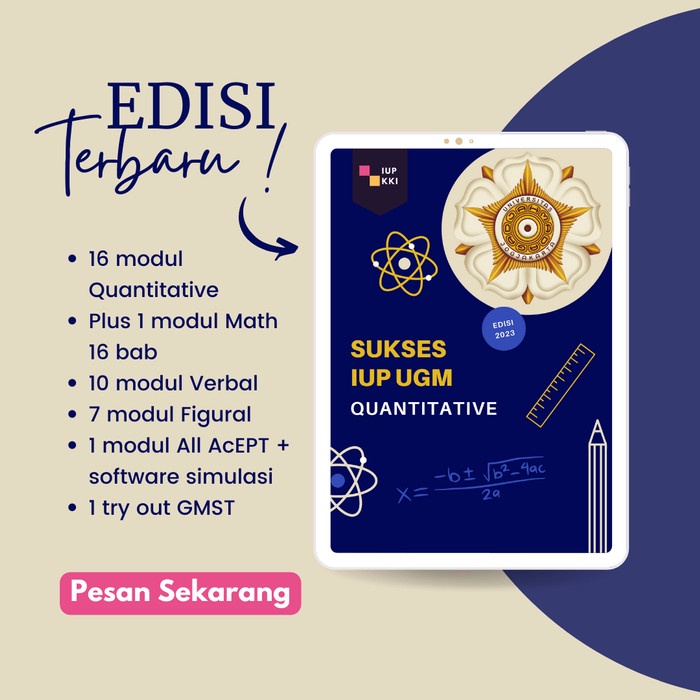 Must Have Modul Pdf Persiapan Tes Iup Ugm Fk Lengkap Pembahasan Di Flashdisk Termurah