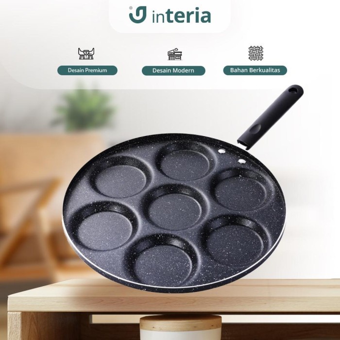 Terlaris Cetakan Telur Ceplok Teflon Telor Egg Pan 4 Lubang