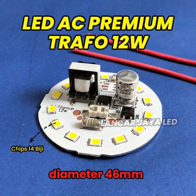 LED AC PREMIUM TRAVO 12watt