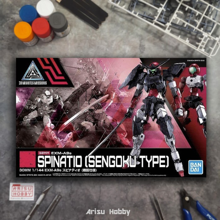 30mm Spinatio Sengoku Type 30 mm 1/144 Gundam Bandai Minutes Missions