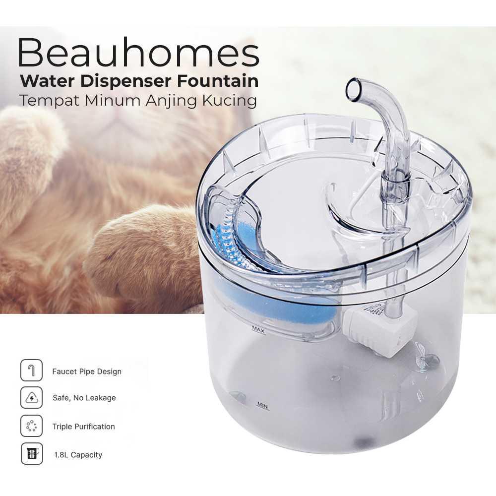 BEAUHOMES Water Dispenser Fountain Tempat Minum Anjing Kucing - WF060