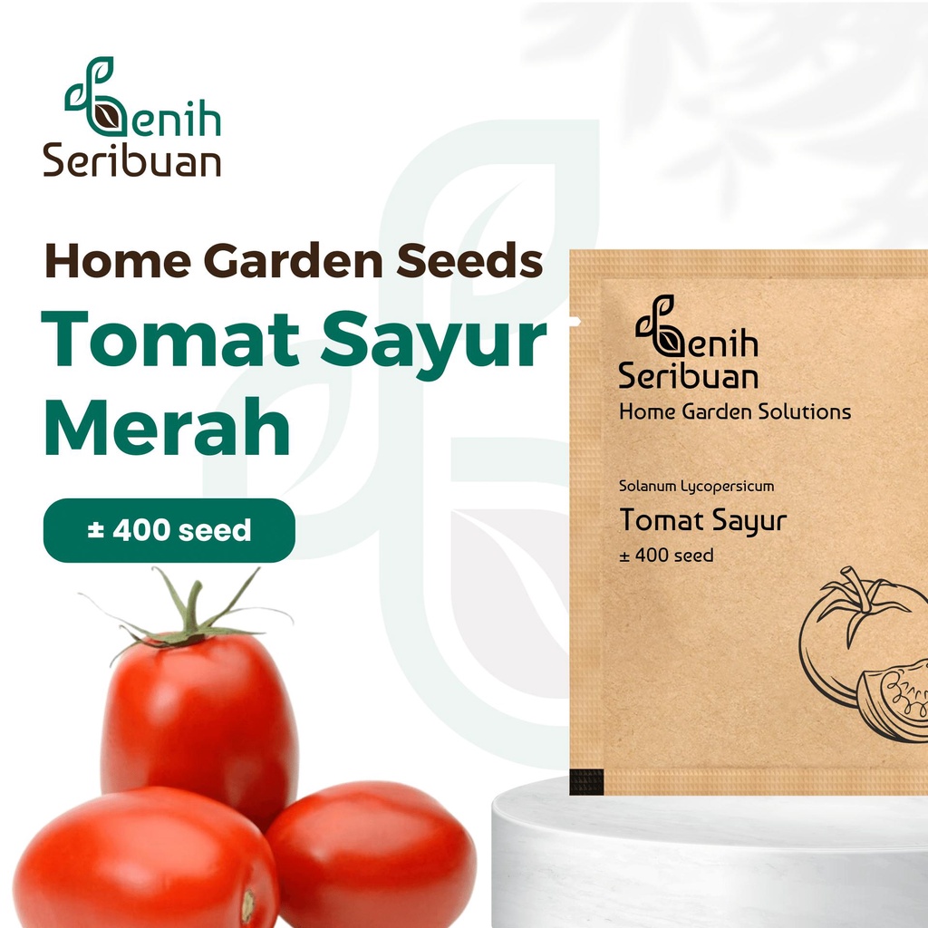 Benih Seribuan - Bibit Sayuran Tomat Sayur Merah Unggul Premium