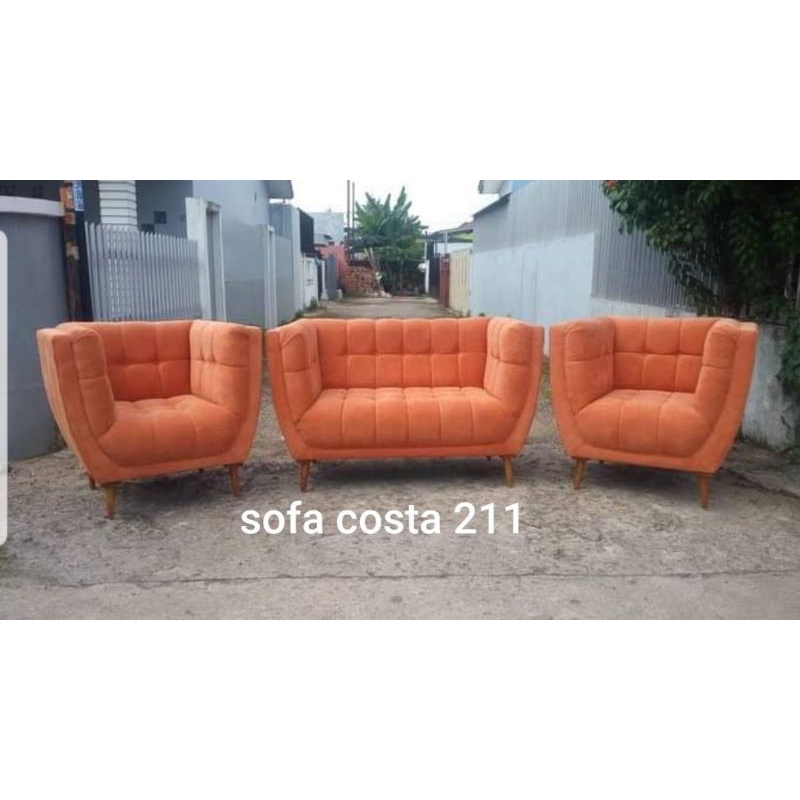 Sofa Ruang Tamu Costa 211/ 321/ Kursi Tamu Minimalis